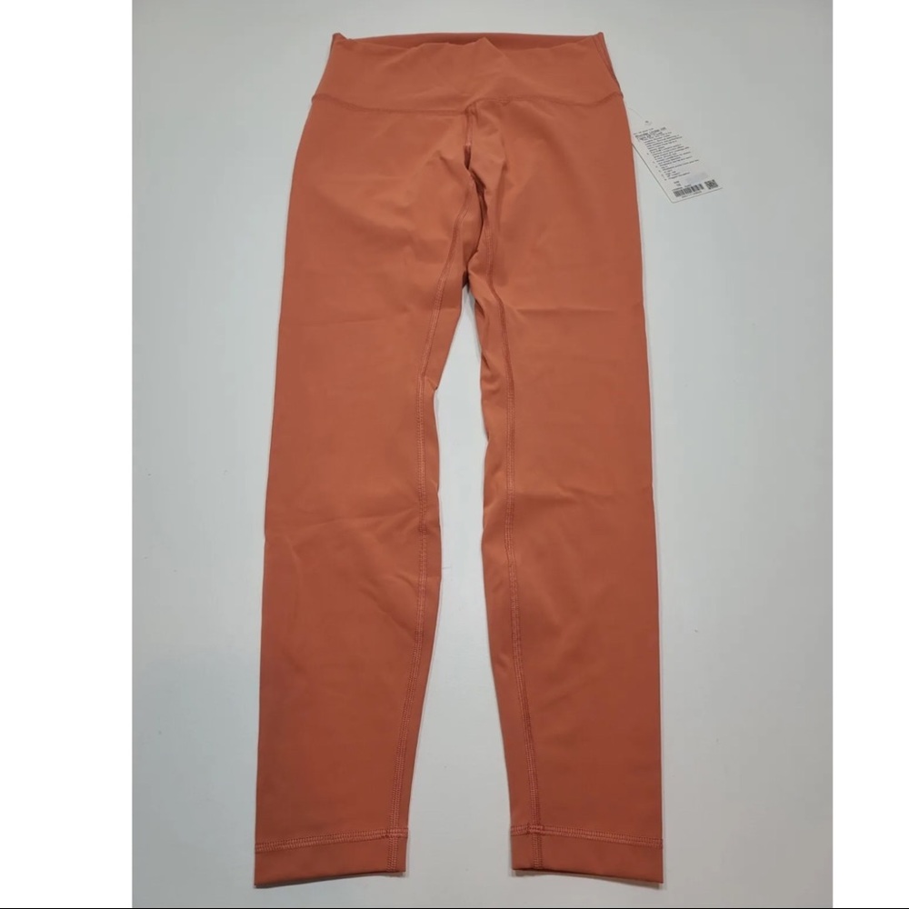 Lululemon Wunder Under HR Tight 28” Flux Rustic Coral RUSC Size 10 NEW - Picture 4 of 13